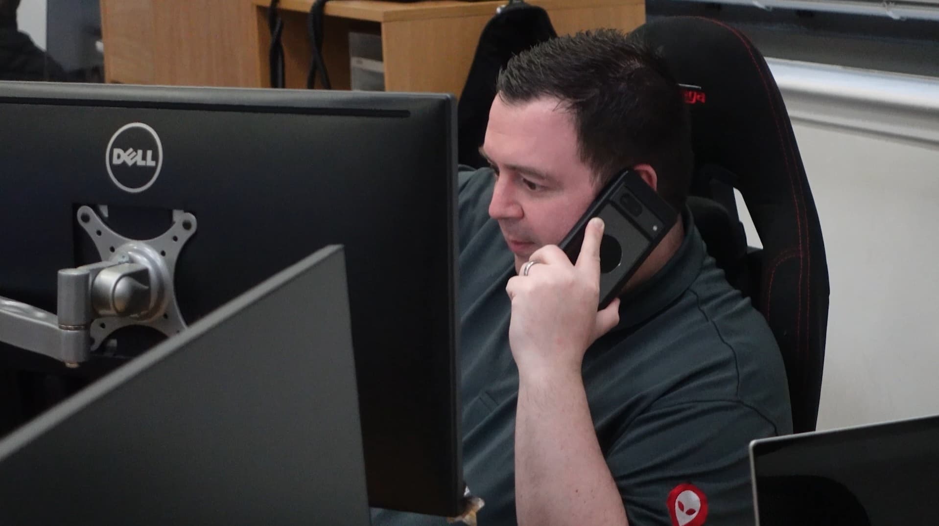 A Roswell IT engineer on a support call