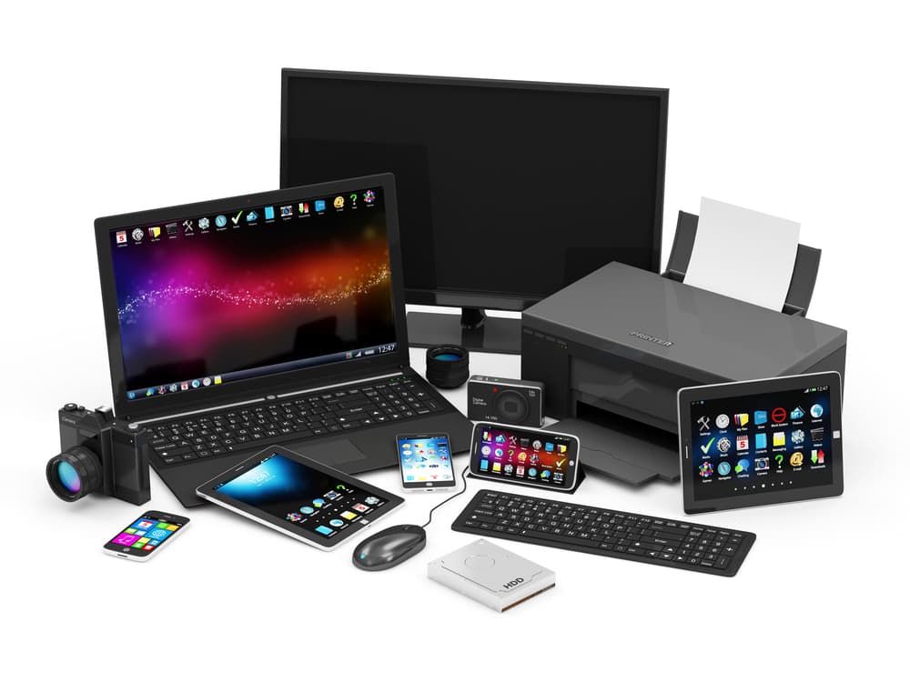 A well-equipped IT support setup
